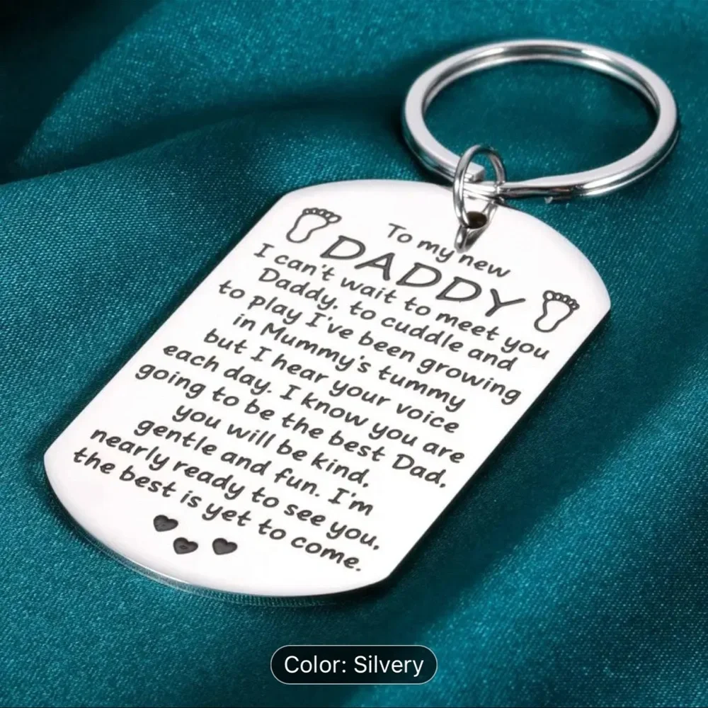 Key ring for new dad